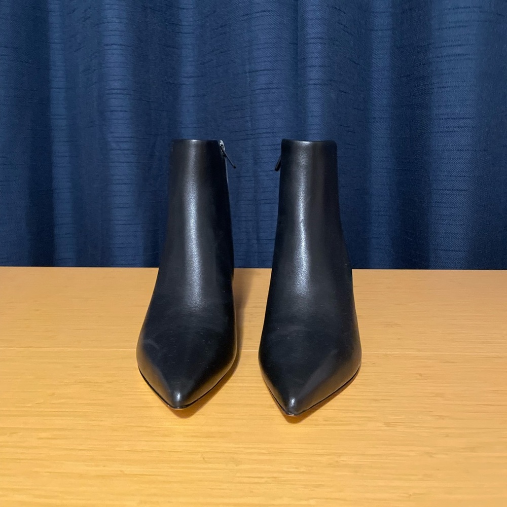 Vince Hilda Leather Ankle Boot - Picture 4 of 8